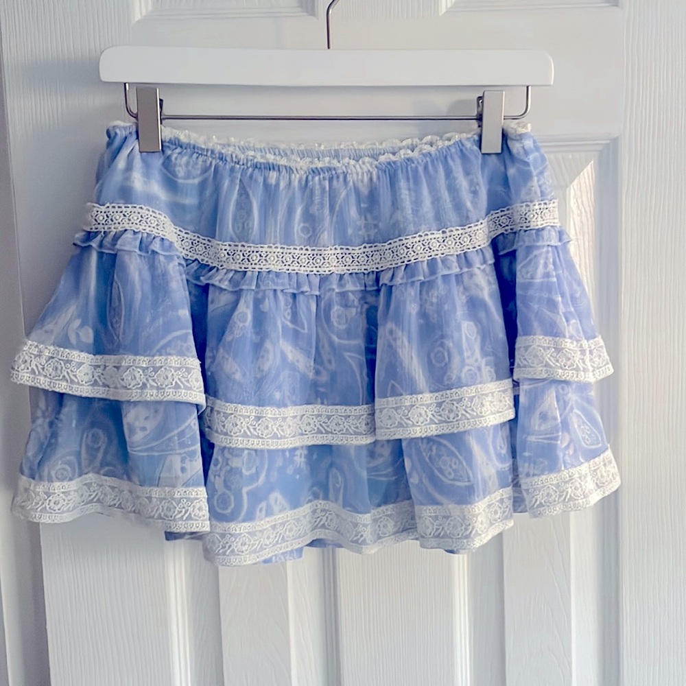 Urban Outfitters Penelope Ruffle Mini Skirt